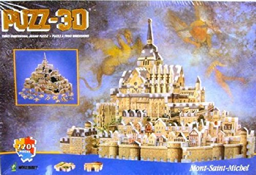 Puzz 3D Mont-Saint-Michel 220ピース 希少 立体 2026年最新】モンサン